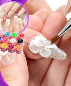 Micro-Carving 3D Emboss ג'ל לציפורניים