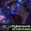 משקפי מצחייה מסוג Cyberpunk LED