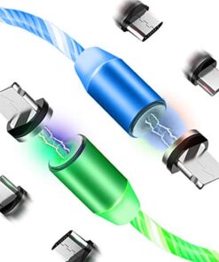 כבל טעינה מגנטי LED זוהר