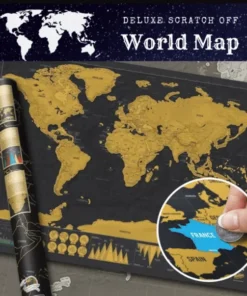 מפת עולם דלוקס לשרוט