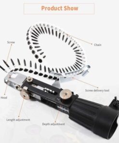 מתאם אקדח מסמר שרשרת מקדחה חשמלית