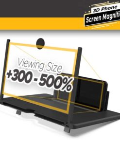 זכוכית מגדלת מסך טלפון תלת מימדית