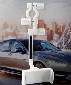 תושבת לטלפון עם תצוגה אחורית נשלף ב-360º