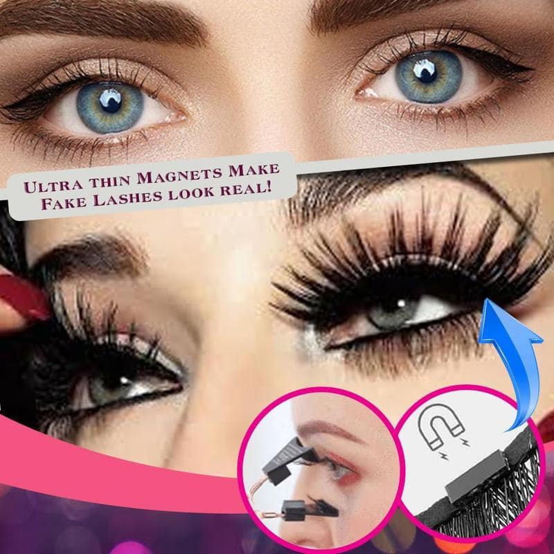 גבות אופנתיות ריסים מגנטיים - Image 2
