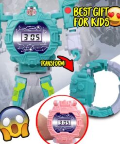 שעון צעצוע רובוט 2 ב-1 טרנספורמציה