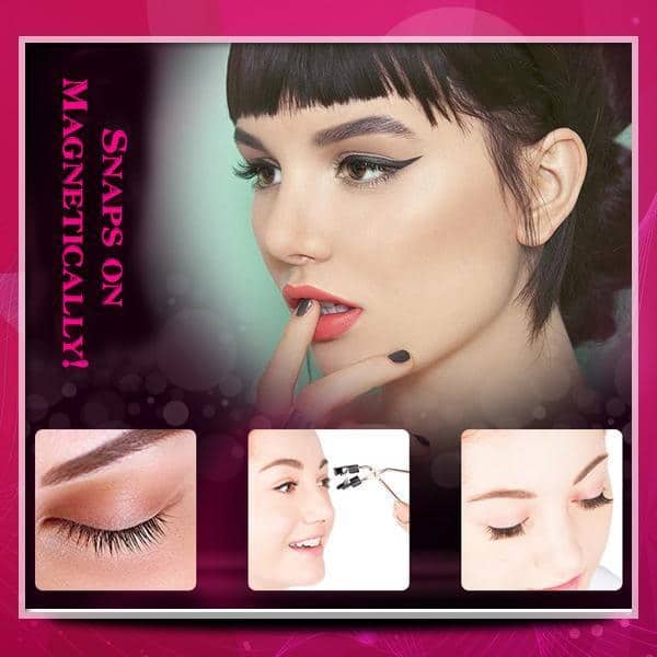 גבות אופנתיות ריסים מגנטיים - Image 3