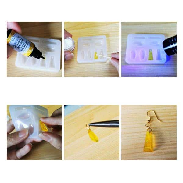 סט עגילי שרף Jewelity - Image 3