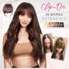 3D Clip-In Bangs תוספות שיער