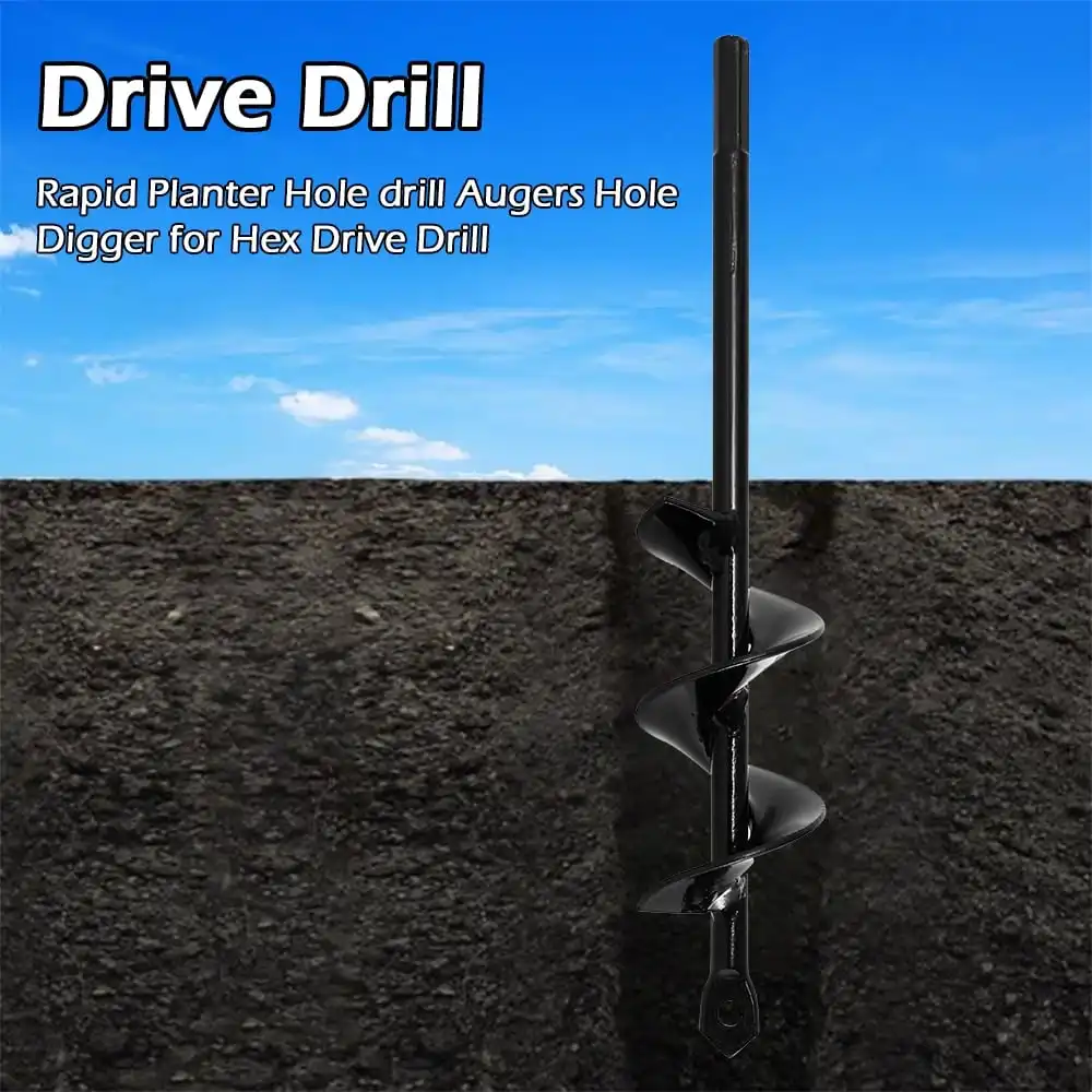 אדנית מקדחת חורים ספירלית לגינה - Image 4