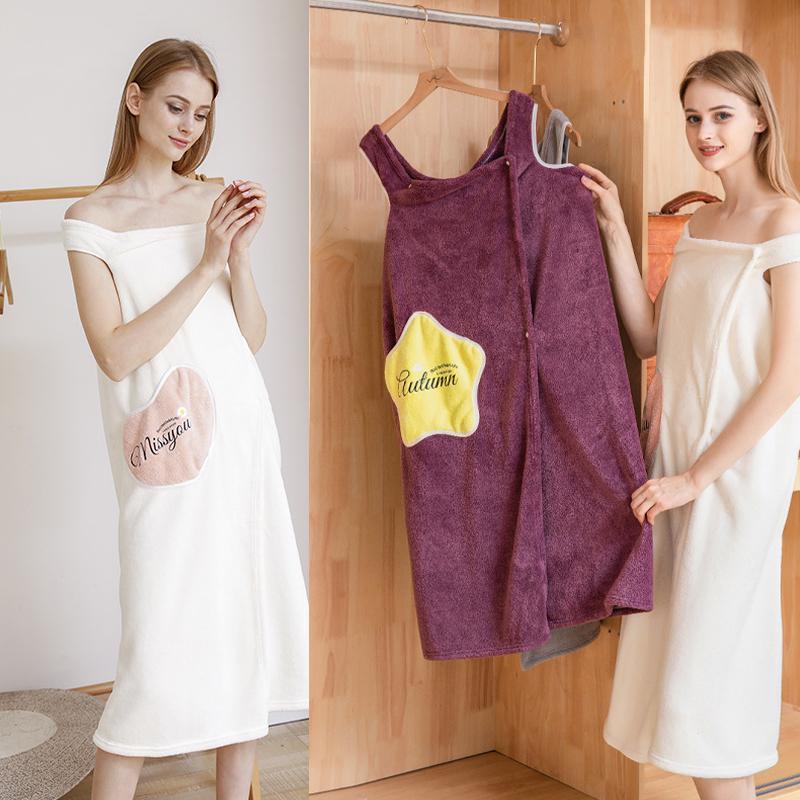 נשים מהיר יבש לביש חלוקי קטיפה מיקרופייבר - Image 5