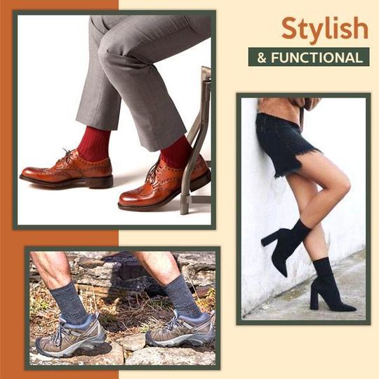 גרבי צמר חורף HeatUp רכות במיוחד - Image 7