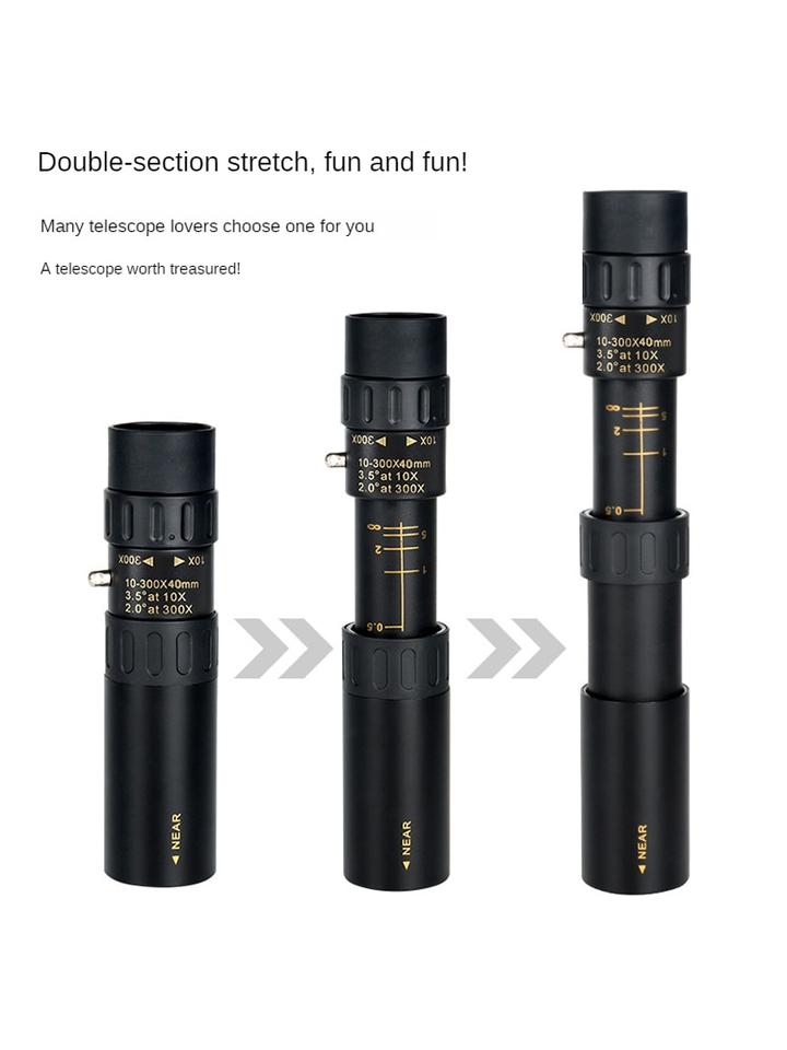 4K 10-300X40mm סופר טלפוטו זום טלסקופ מונוקולרי - Image 4