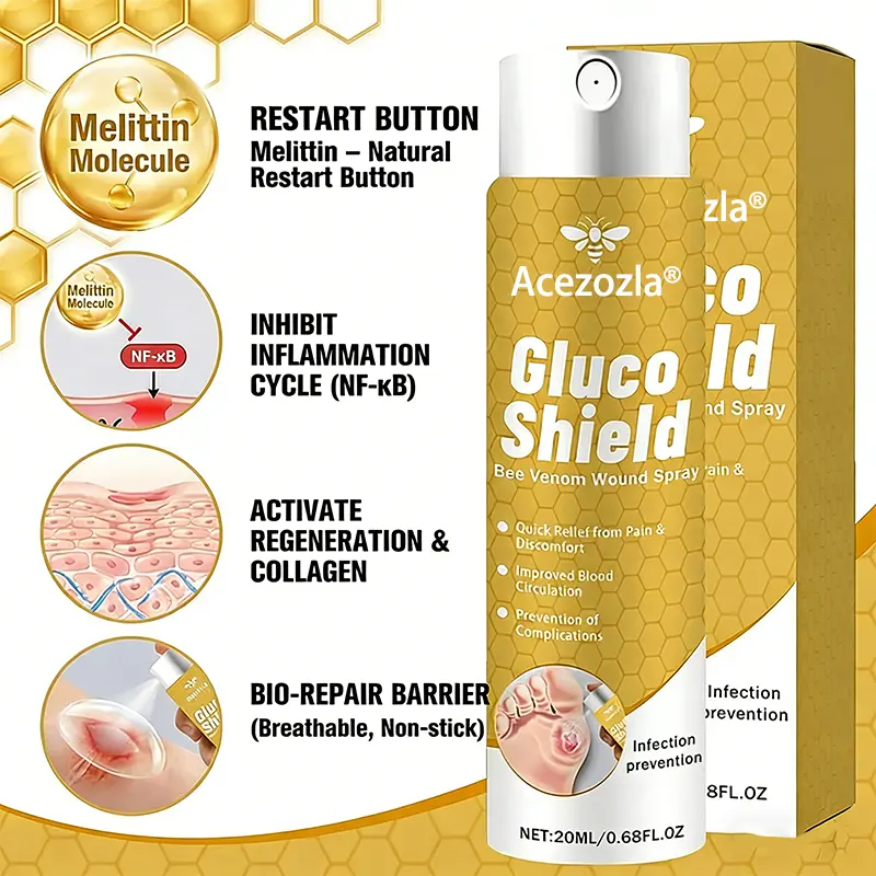 Acezozla® GlucoShield Bee Venom Wound Spray - Image 8