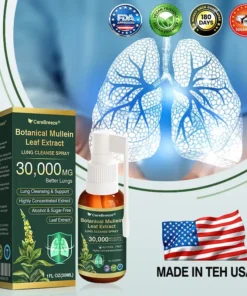 תרסיס לניקוי ריאות של CareBreeze® Botanical Leaf Extract