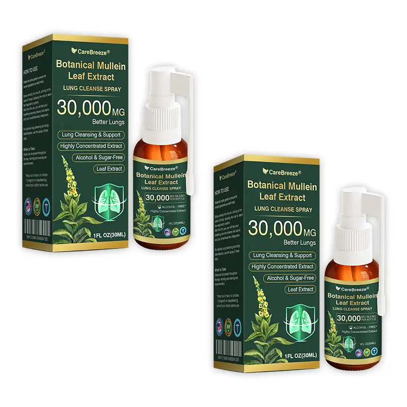 תרסיס לניקוי ריאות של CareBreeze® Botanical Leaf Extract - Image 10