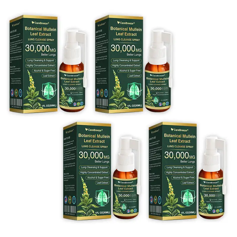 תרסיס לניקוי ריאות של CareBreeze® Botanical Leaf Extract - Image 12