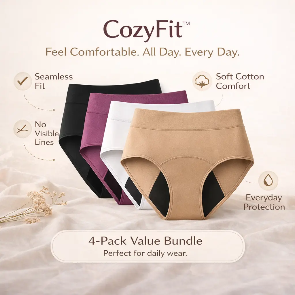 CozyFit™ נוחות עמידה בפני דליפות יומיומית - Image 2