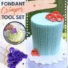 סט כלים ל-Fondant Decor Crimper (10 חלקים)