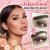 ערכת ריסים ללא בלגן של GlamLash