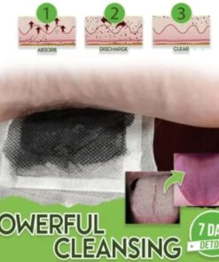 רפידות כף רגל פרימיום צמחיות לניקוי רעלים