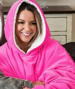 קפוצ'ון שמיכה מחממת חורפית אוברסייז