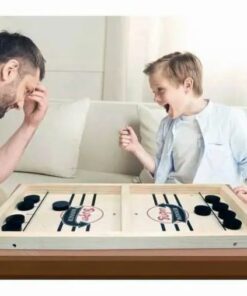 משחק לוח הוקי קלע מעץ